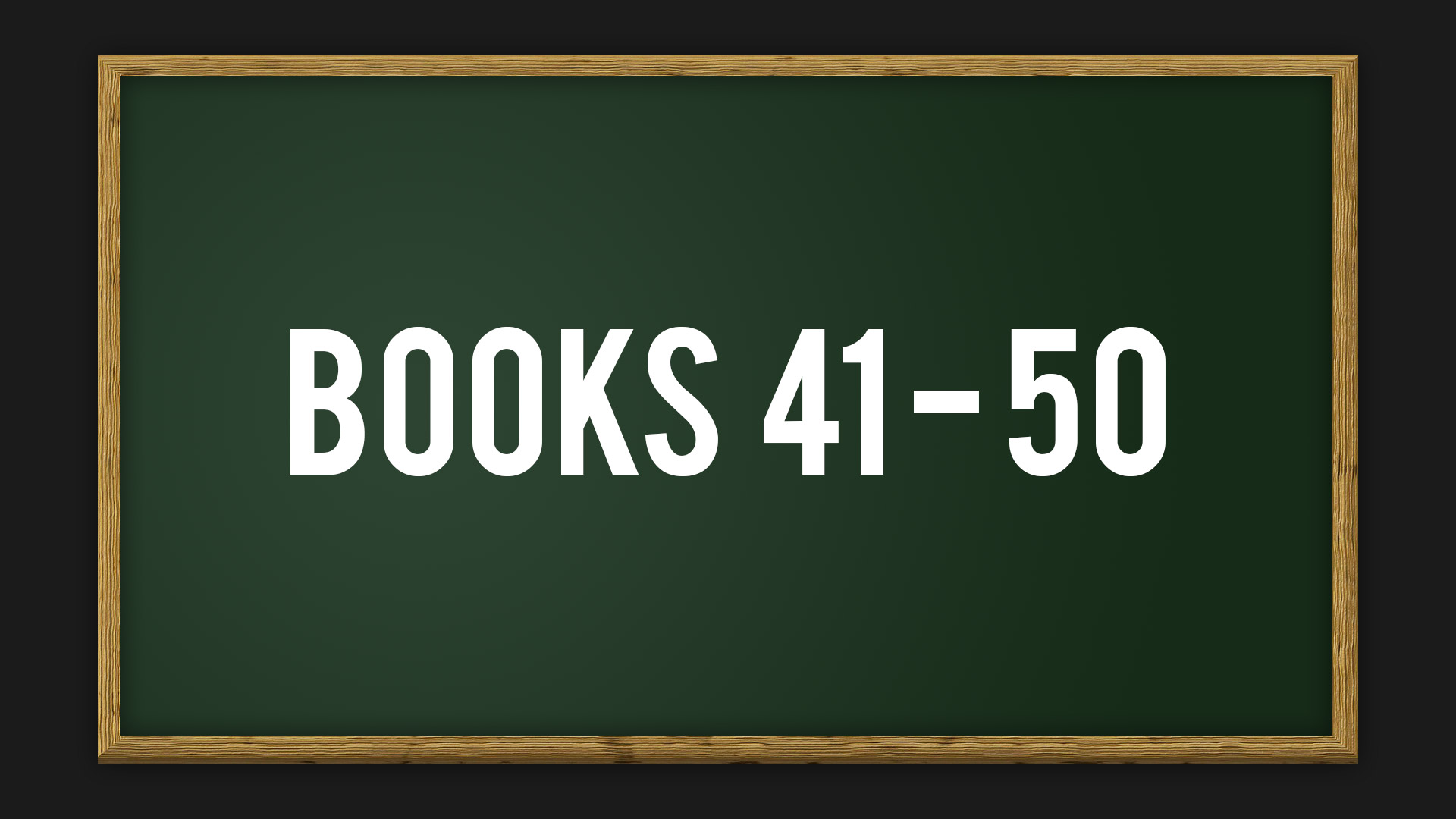 Books 41 - 50